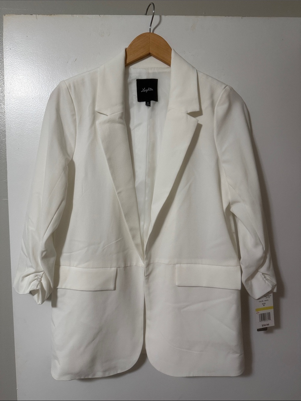 Leighton Off-White Tailored Blazer Jacket